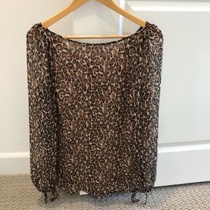 Leopard Blouse SZ 6 from WHBM, GORGEOUS